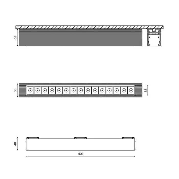 Накладной светильник DesignLed SY SY-601223-BL-25-NW от ImperiumLoft