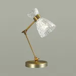 Настольная лампа декоративная Lumion Jackie 3704/1T Цвет арматуры бронза Цвет плафонов прозрачный от ImperiumLoft