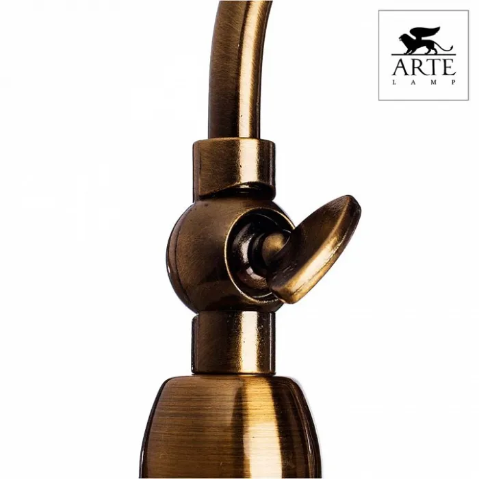Бра Arte Lamp Seville A1509AP-1PB Цвет арматуры медь Цвет плафонов белый от ImperiumLoft