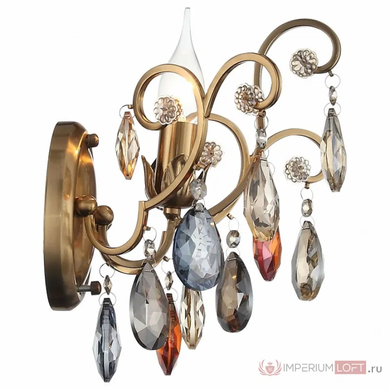 Бра ST-Luce Vianeta SL421.301.01 Цвет арматуры бронза Цвет плафонов разноцветный от ImperiumLoft