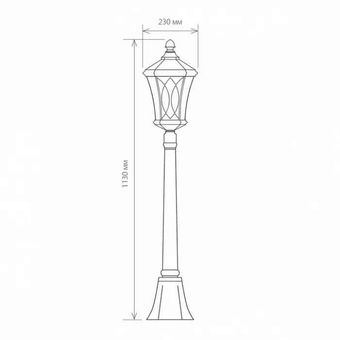 Наземный высокий светильник Elektrostandard Virgo Virgo F капучино (арт. GLXT-1450F) от ImperiumLoft