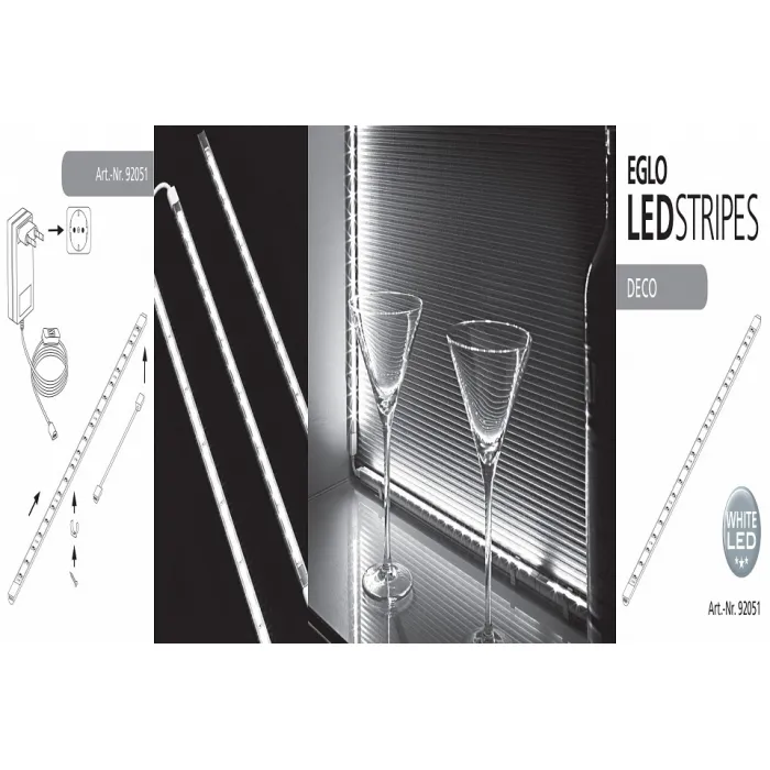 Комплект c 3 модулями светодиодными Eglo ПРОМО Led Stripes-Deco 92051 от ImperiumLoft