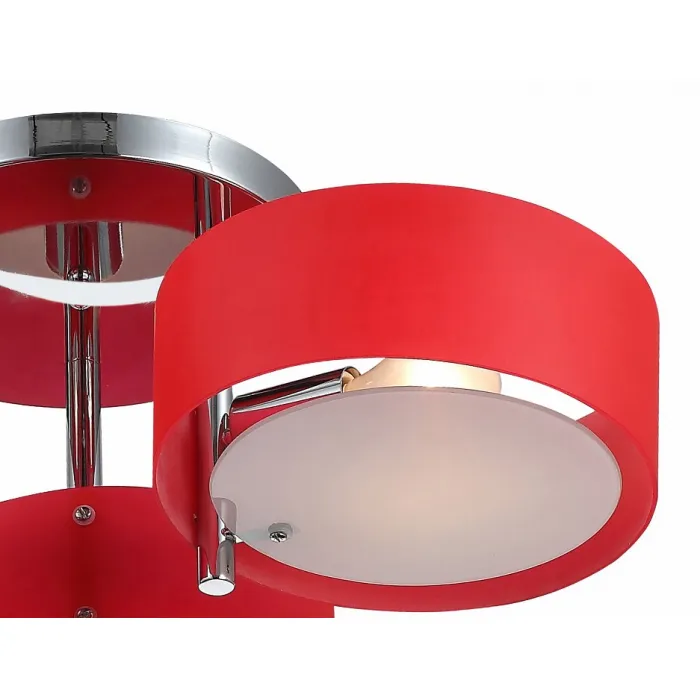 Потолочная люстра ST-Luce Foresta SL483.602.03 Цвет арматуры хром Цвет плафонов розовый от ImperiumLoft