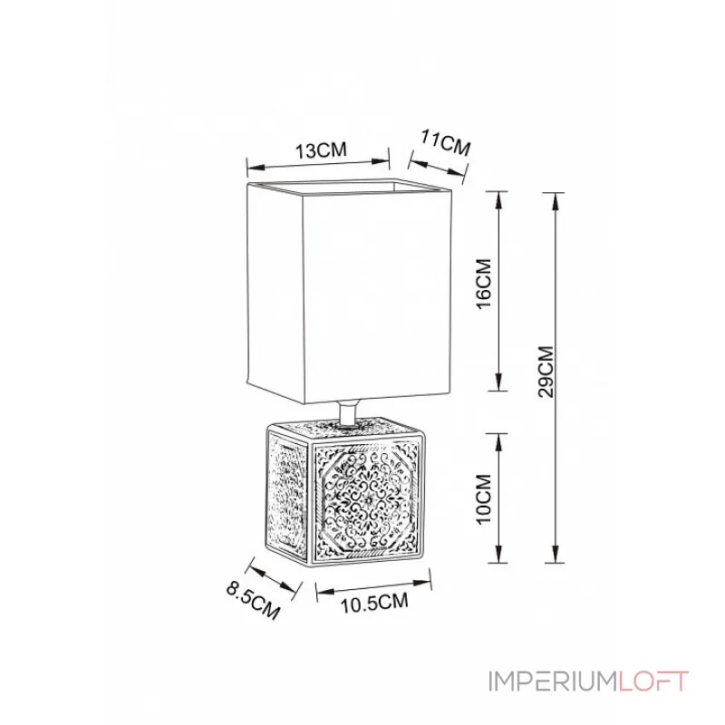 Настольная лампа декоративная Arte Lamp Fiori A4429LT-1WA Цвет плафонов белый Цвет арматуры белый