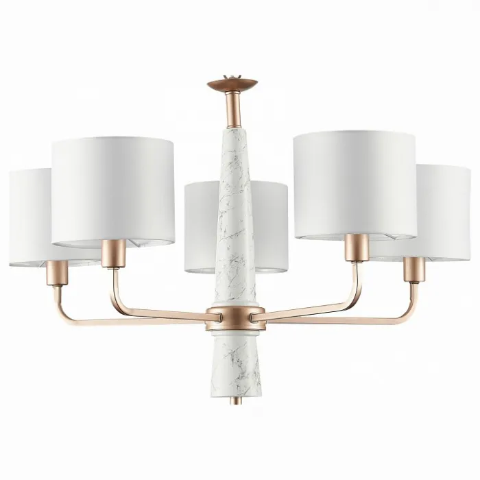 Подвесная люстра ST-Luce Vellino SL1163.203.05 Цвет плафонов белый Цвет арматуры латунь от ImperiumLoft