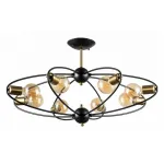 Люстра на штанге Arte Lamp Glasgow A1963PL-8BK 