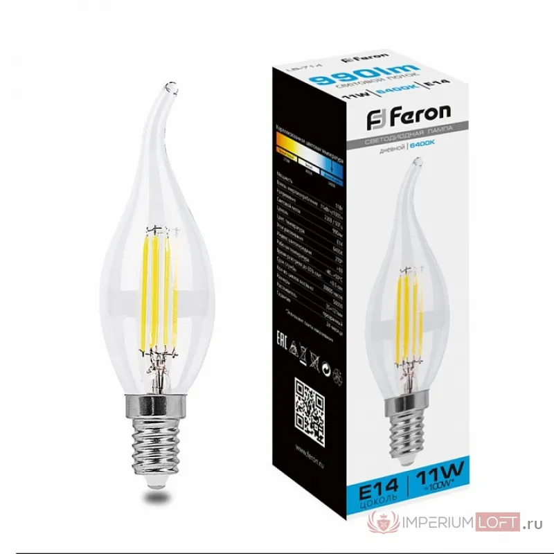 Лампа светодиодная Feron LB-714 E14 11Вт 6400K 38237 от ImperiumLoft