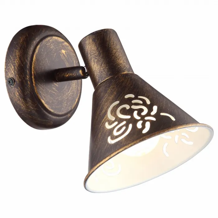 Спот Arte Lamp Cono A5218AP-1BR Цвет арматуры коричневый Цвет плафонов коричневый от ImperiumLoft