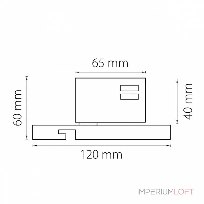 Переходник для трека Lightstar Asta 594067 от ImperiumLoft Переходник для трека Lightstar Asta 594067 от ImperiumLoft