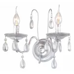 Бра Rivoli Argento A2 SL Б0038407 Цвет арматуры серебро Цвет плафонов серебро
