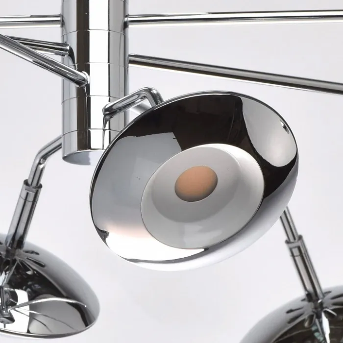 Люстра на штанге MW-Light Гэлэкси 7 632013508 Цвет арматуры хром Цвет плафонов хром от ImperiumLoft