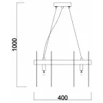 Подвесная люстра Freya FR5141PL-08BS2 Подвесная люстра Freya FR5141PL-08BS2