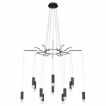 Подвесная люстра Maytoni Davida MOD035PL-12B Цвет арматуры черный Цвет плафонов черно-белый от ImperiumLoft