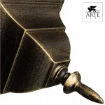 Наземный низкий светильник Arte Lamp Berlin A1014FN-1BN Цвет арматуры золото Цвет плафонов разноцветный от ImperiumLoft