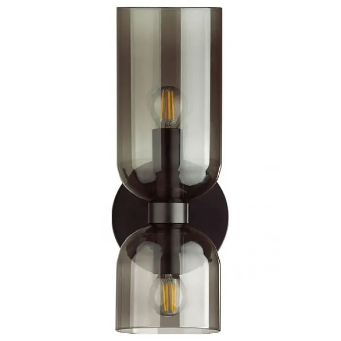 Бра Odeon Light Orinoco 4804/2W Цвет плафонов серый Цвет арматуры черный от ImperiumLoft