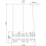 Подвесной светильник Wertmark Lotta WE460.01.303 от ImperiumLoft