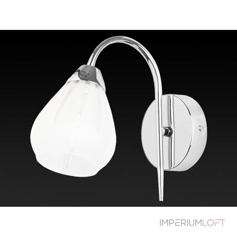 Бра TopLight Fay TL3660B-01CH Цвет арматуры хром Цвет плафонов белый
