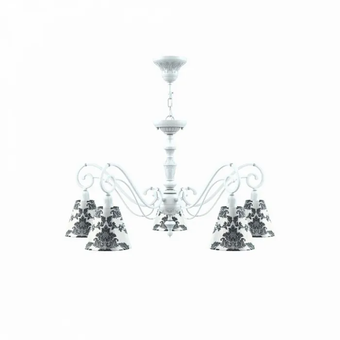 Подвесная люстра Lamp4You Classic 14 E3-05-WM-LMP-O-2 Цвет арматуры белый Цвет плафонов черно-белый от ImperiumLoft