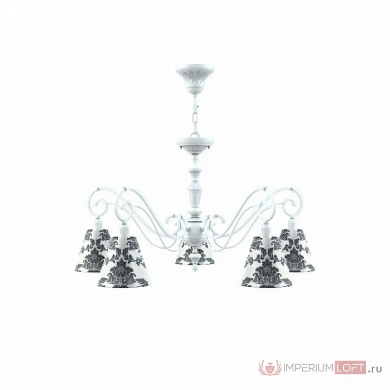 Подвесная люстра Lamp4You Classic 14 E3-05-WM-LMP-O-2 Цвет арматуры белый Цвет плафонов черно-белый от ImperiumLoft