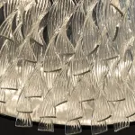 Подвесной светильник Divinare Pluvia 1153/01 SP-6 Цвет арматуры хром Цвет плафонов черный от ImperiumLoft