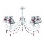Подвесная люстра Lamp4You Classic 19 E3-05-WM-LMP-O-13-CRL-E3-05-PK-UP Цвет плафонов белый от ImperiumLoft