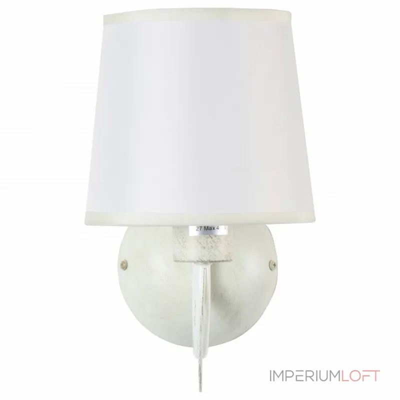 Бра Arte Lamp Orlean A9310AP-1WG Цвет арматуры золото Цвет плафонов белый Бра Arte Lamp Orlean A9310AP-1WG Цвет арматуры золото Цвет плафонов белый