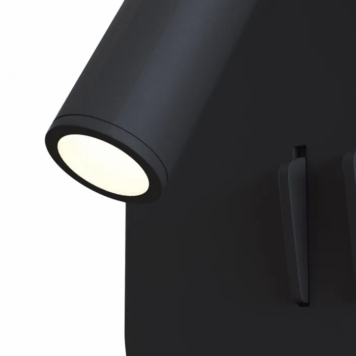 Бра Maytoni Ios 176 C175-WL-01-6W-B Цвет арматуры черный Цвет плафонов черный от ImperiumLoft