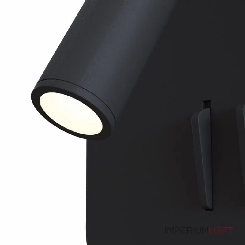 Бра Maytoni Ios 176 C175-WL-01-6W-B Цвет арматуры черный Цвет плафонов черный