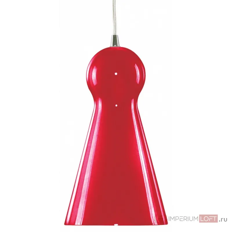 Подвесной светильник Arte Lamp Dangle A2371SP-1CC Цвет арматуры хром Цвет плафонов красный от ImperiumLoft