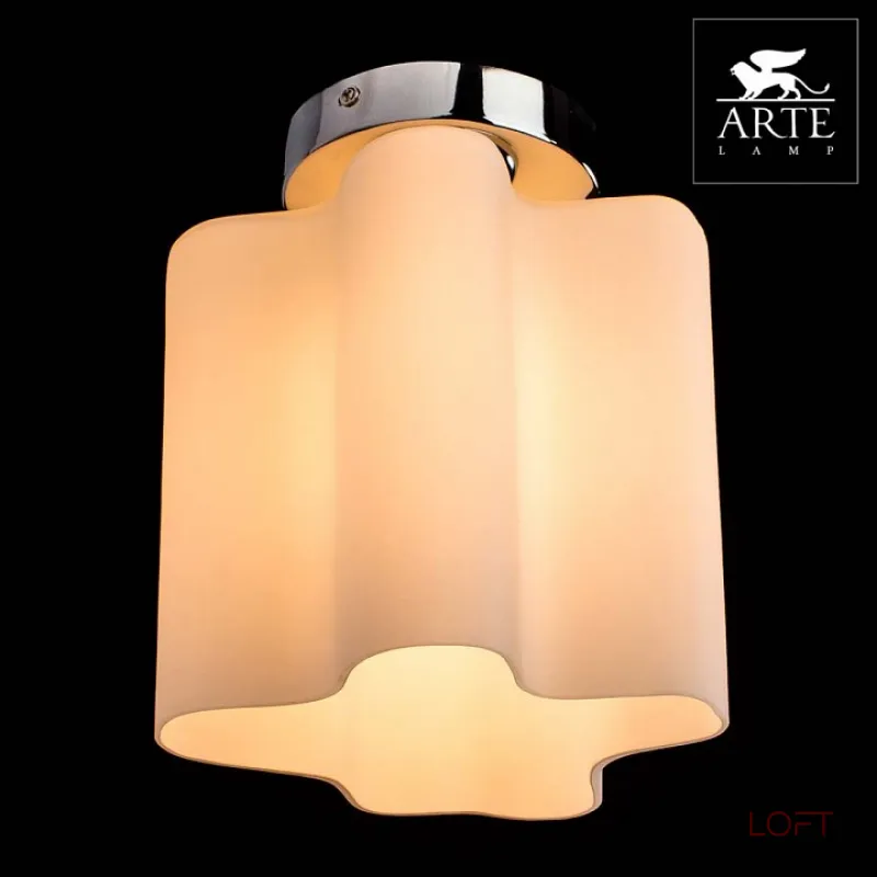 Накладной светильник Arte Lamp Serenata A3479PL-1CC Цвет арматуры хром Цвет плафонов белый