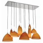 Подвесной светильник Lightstar Agola 810223 Цвет арматуры хром Цвет плафонов янтарный от ImperiumLoft
