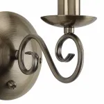 Бра Arte Lamp 1129 A1129AP-1AB Цвет арматуры бронза Цвет плафонов прозрачный