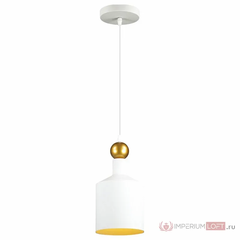 Подвесной светильник Odeon Light Bolli 4087/1 Цвет арматуры белый Цвет плафонов золото от ImperiumLoft