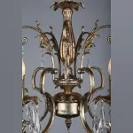 Подвесная люстра Omnilux Florence OML-77603-05 Цвет арматуры золото Цвет плафонов прозрачный от ImperiumLoft