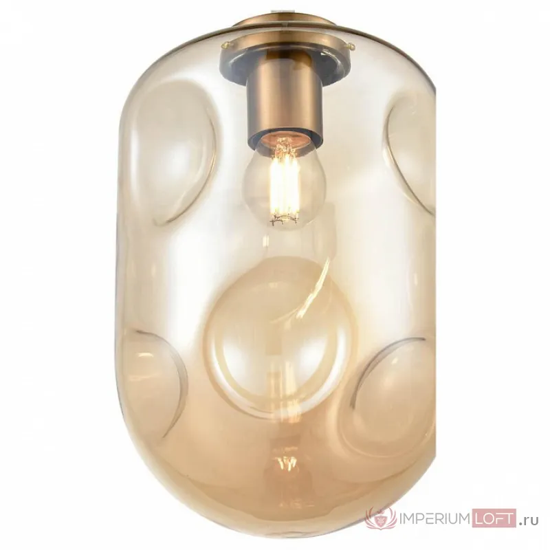 Подвесной светильник Vele Luce Alieno 742 VL5354P31 Цвет плафонов янтарный Цвет арматуры бронза от ImperiumLoft