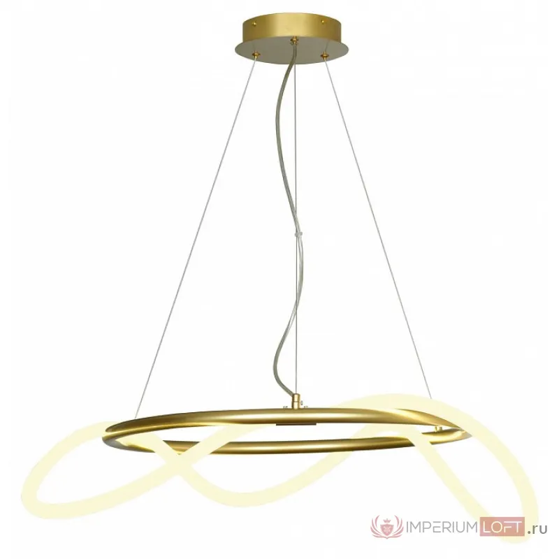 Подвесной светильник Lussole Loft River LSP-8366 Цвет плафонов белый Цвет арматуры золото от ImperiumLoft