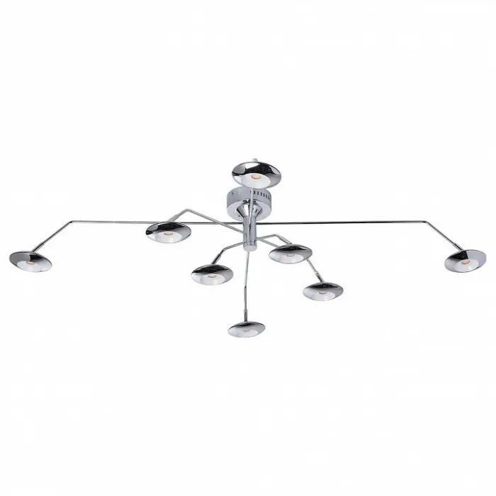 Люстра на штанге MW-Light Гэлэкси 7 632013508 Цвет арматуры хром Цвет плафонов хром от ImperiumLoft