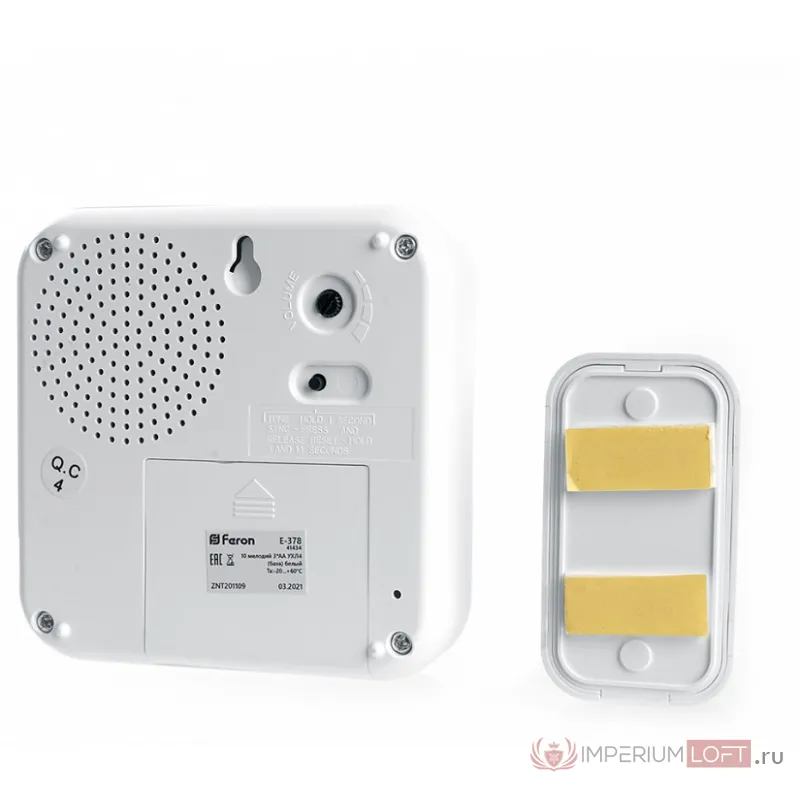 Звонок беспроводной Feron E-378 41434 от ImperiumLoft