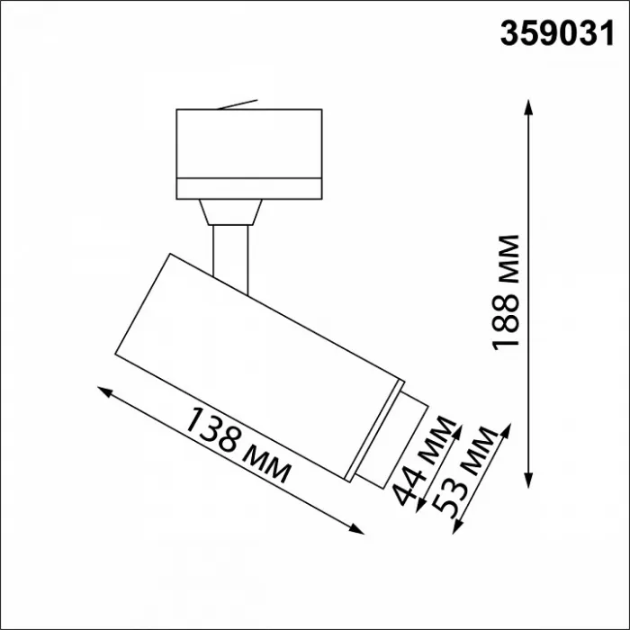 Трековый светильник Novotech Nail 359031 от ImperiumLoft