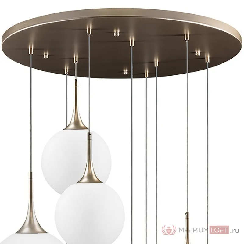 Подвесной светильник Lightstar Globo 813093 Цвет плафонов белый Цвет арматуры золото от ImperiumLoft