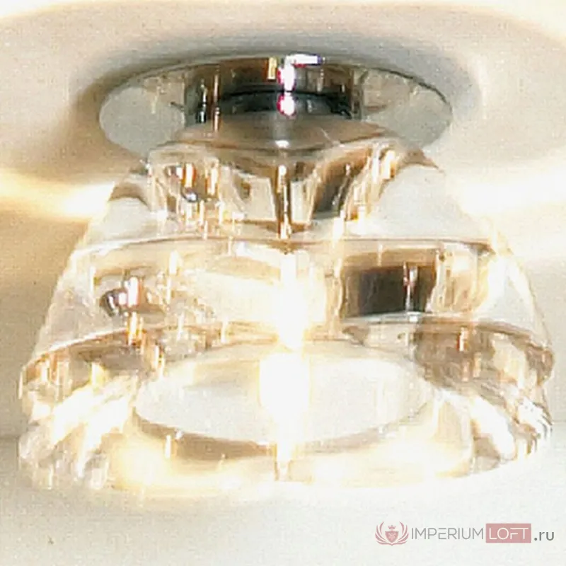 Встраиваемый светильник Lussole Montagano LSC-6100-01 Цвет арматуры хром Цвет плафонов прозрачный от ImperiumLoft