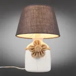 Настольная лампа декоративная Omnilux Orria OML-16904-01 Цвет плафонов коричневый от ImperiumLoft