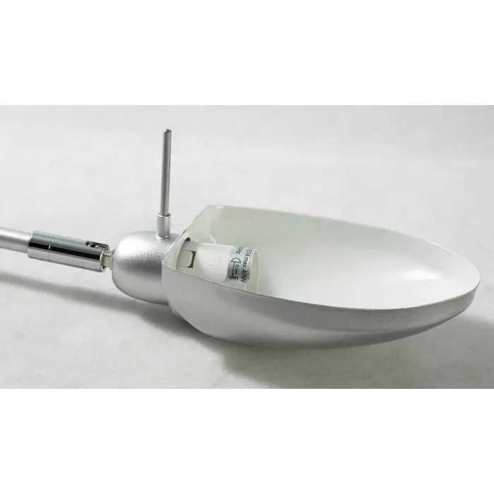 Настольная лампа офисная Lussole Roma LST-4364-01 Цвет арматуры серый Цвет плафонов серый от ImperiumLoft
