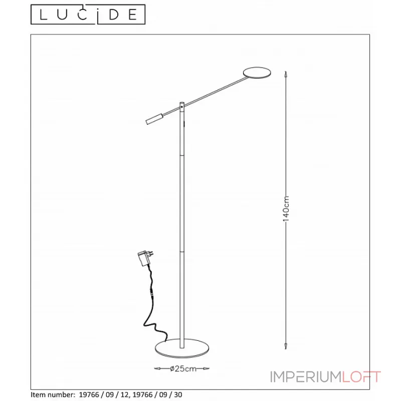 Торшер Lucide 19766/09/30 от ImperiumLoft Торшер Lucide 19766/09/30 от ImperiumLoft