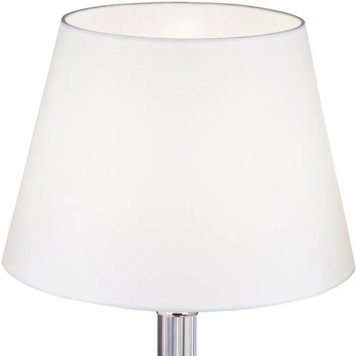 Настольная лампа декоративная Maytoni Riverside MOD018TL-01CH Цвет арматуры хром Цвет плафонов белый от ImperiumLoft