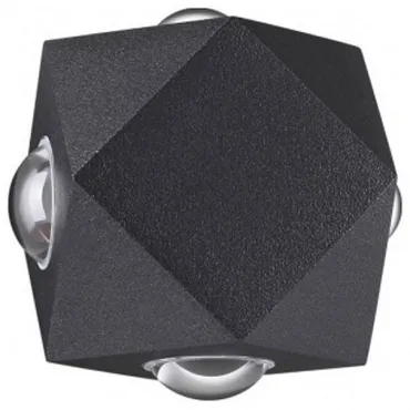 Накладной светильник Odeon Light Diamanta 4218/8WL Цвет арматуры черный Цвет плафонов черный