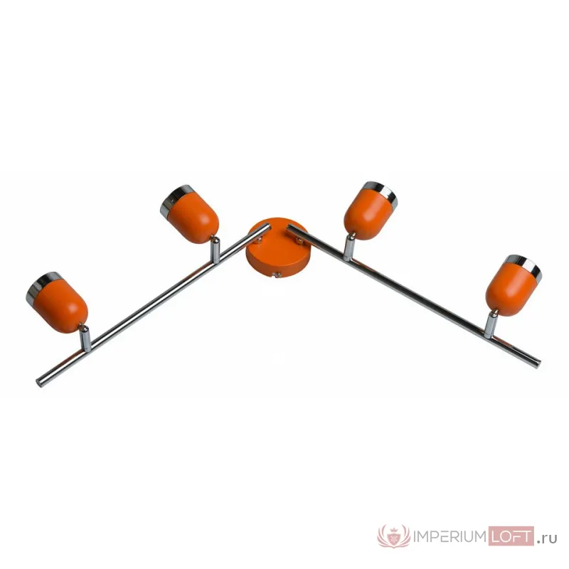 Спот MW-Light Орион 1 546021204 Цвет арматуры Оранжевый Цвет плафонов оранжевый от ImperiumLoft