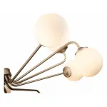 Люстра на штанге ST-Luce Redjino SLE106203-12 Цвет арматуры золото Цвет плафонов белый от ImperiumLoft