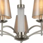 Люстра на штанге F-promo Velum 2906-7P Цвет арматуры никель Цвет плафонов серый от ImperiumLoft