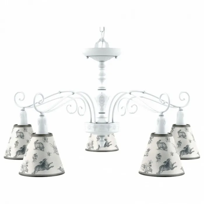 Подвесная люстра Lamp4You Provence 2 E4-05-WM-LMP-O-8 Цвет плафонов белый от ImperiumLoft